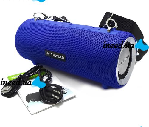 Hopestar H39 10W Portable Rechargeable Bluetooth Speaker with LED LED Light FM Radio USB microSD AUX Wireless Bluetooth Speaker