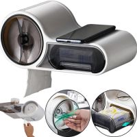 Настінний тримач для туалетного паперу Wall-Hanging Waterproof Tissuef Box SHH-1, органайзер для зберігання серветок з полицею на стіну MAG-736