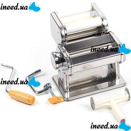 Настільна равіольніца Ravioli Maker Rainberg RB-911 Ручна локшинорізка машинка з насадками для приготування равіолі, локшини, пасти і для розкочування тіста 20x21 см