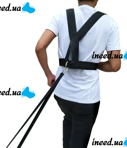 Sports Belts for Body Strength Training Fitness Sled Harness Vest Acceleration Harness with Rings Fitness Belt for Sports Black