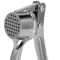Ручний механічний прес чеснокодавка Garlic Press Springos KI0046 для подрібнення часнику з нержавіючої сталі Подрібнювач давилка часнику горіхів