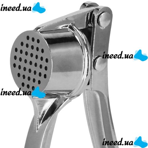 Ручний механічний прес чеснокодавка Garlic Press Springos KI0046 для подрібнення часнику з нержавіючої сталі Подрібнювач давилка часнику горіхів