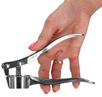 Ручний механічний прес чеснокодавка Garlic Press Springos KI0046 для подрібнення часнику з нержавіючої сталі Подрібнювач давилка часнику горіхів