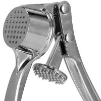Ручний механічний прес чеснокодавка Garlic Press Springos KI0046 для подрібнення часнику з нержавіючої сталі Подрібнювач давилка часнику горіхів