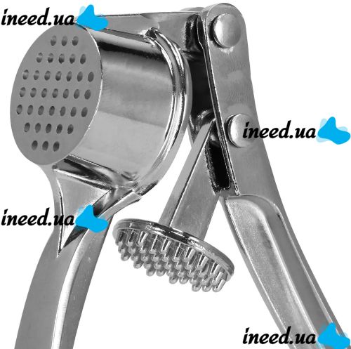Ручний механічний прес чеснокодавка Garlic Press Springos KI0046 для подрібнення часнику з нержавіючої сталі Подрібнювач давилка часнику горіхів