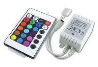 Комплект Світлодіодна LED стрічка 3528 RGB всі кольори 12V кольорова 5м пульт блок, різнобарвна в силіконі SMD2835 багатобарвна світлодіодної стрічки