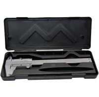 Vernier Caliper KC-A150 0-150mm mechanical Vernier caliper with depth gauge in a case, 15 cm Vernier caliper for external and internal measurements made of steel