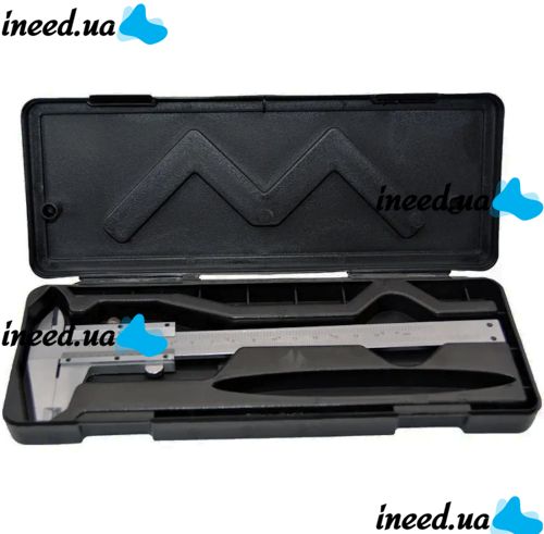 Vernier Caliper KC-A150 0-150mm mechanical Vernier caliper with depth gauge in a case, 15 cm Vernier caliper for external and internal measurements made of steel