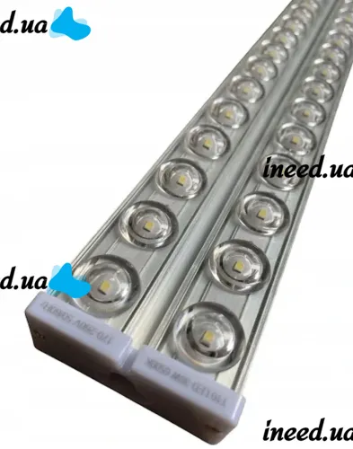 LED Ceiling Lamp with Lenses Tube Light T10 120 cm 6500K Electric Modular Lamp SMD 36W Wall Lamp from 220V Mains White
