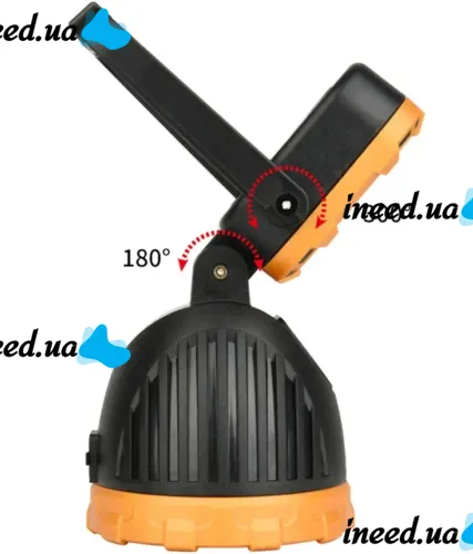 Аккумуляторный ручной LED фонарик лампа Solar Hi Sheen HS-8033 с солнечной панелью и ручкой 81COB, Переносной светодиодный фонарь Power Bank от USB