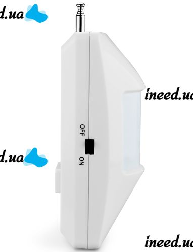 Wireless Wall Mounted IR Motion Sensor for GSM Alarm PIR Detector HW 01 with 110 Degree Viewing Angle HW-01 Ignoring Animals White