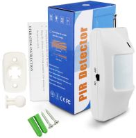 Wireless Wall Mounted IR Motion Sensor for GSM Alarm PIR Detector HW 01 with 110 Degree Viewing Angle HW-01 Ignoring Animals White