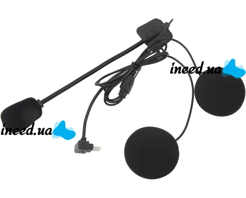 Helmet Wireless Earphone Y10 Helmet Wireless Headset with Soft Microphone and Noise Cancellation, Motorcycle Headset with Touch Control and Bluetooth