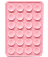 Sticker Side Silicone 8x5.5cm double-sided silicone suction cup phone lipper holder, 24 suction cups for smartphone Octobuddy