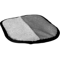 Двостороння рукавичка Pet Hair Removal Glove PL-23 для видалення шерсті тварин, електростатична щітка для прибирання ворсу, пилу та волосся 24х16 см