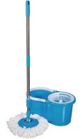 Комплект швабра с самоотжимом и ведром Magic Mop 360 (Меджик Моп) телескопическая швабра с Spin Mop с насадкой из микрофибры Easy Mop 360, Rotary Mop