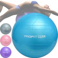 Gymnastic ball PROFiT Ball 55 cm M 1539 for fitness and gymnastics, Fitball for pregnant women, Rubber ball Profit for aerobics and yoga up to 150 kg