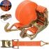 Safety Belt Ratchet Tie Down Cable 1.5m AND-5 ratchet mechanism for securing cargo up to 2 tons, Transport belt for cargo ties