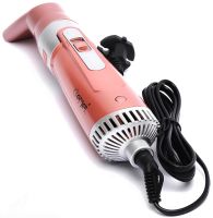 Gemei GM-4831 7 in 1 styling multistyler hair dryer brush with attachments 2200W flat iron curling tongs Gemmy for drying, curling, straightening and volumizing hair Pink