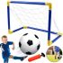 Anjanle Football Net AZ881 Kids Play Set 56cm Folding Mini Football Goal with Pump and Soccer Ball