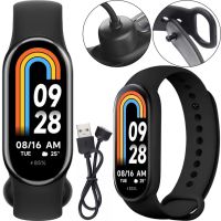 Xiaomi Mi Band M8 FitPro fitness bracelet with pedometer, blood pressure and heart rate measurement, Xiaomi Smart Watch M8 Black Sports Smart Wrist Watch
