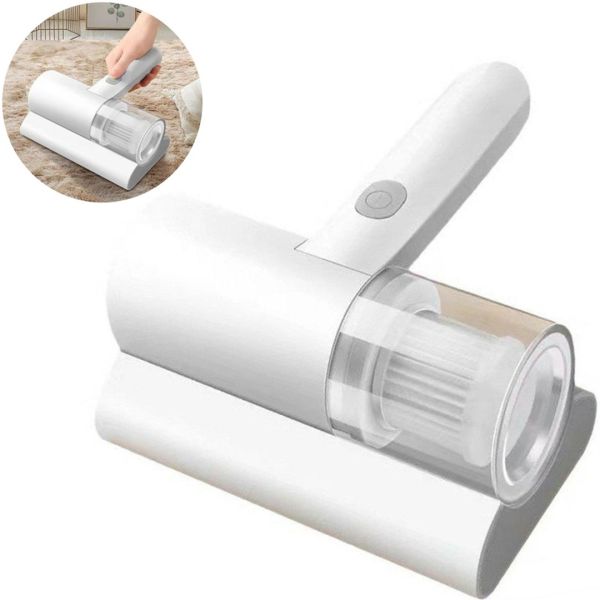 Wireless Handheld Vacuum Cleaner for Removing Mites Vacuum Cleaner Mite Remover SR-269, Rechargeable Home UV Device for Mattresses with Nozzles