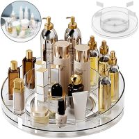 Обертовий органайзер для зберігання косметики Rotating Storage Rack JN - 689 настільний контейнер, акрилова підставка на один ярус AND440