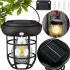 Подвесной кемпинговый фонарь Solar Sensor Light CL-T88 3 режима уличный светодиодный светильник с датчиком движения и ручкой на солнечной батарее