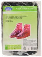 Багаторазові бахіли для взуття Adult Shoe Cover водонепроникні захисні чохли дощовики на блискавці з протектором від дощу і бруду прозорі