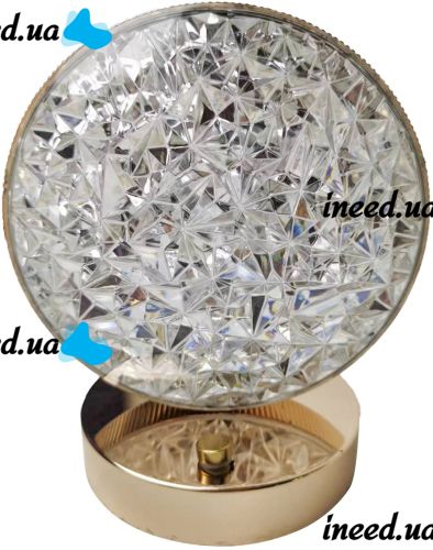 Настольная лампа-ночник Creatice Table Light 19 сенсорный ночник круг, светодиодная лампа светильник с кристаллами на акриловой подставке 3 режима