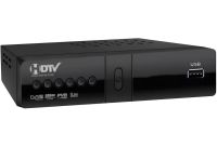 Цифровой эфирный тюнер Openbox Gold 11077 DVB-T2 приставка для телевизора с дисплеем, ТВ ресивер EL-009 c разъёмом под WiFi и пультом IPTV, HDMI H.264