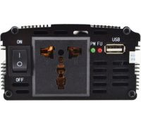 Автомобильный инвертор UKC 12V-220V 1500W, авто преобразователь напряжения тока 12В 1500Вт от аккумулятора и прикуривателя с защитой от перегруза