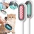 Универсальная щетка Pet Cleaning Hair LY-364 для сухого и влажного вычесывания собак и котов, Расческа для груминга животных с отсеком для воды