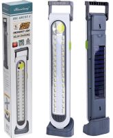 Аварийный светодиодный фонарь Solar HEL-6855T 3600 mah с солнечной панелью, Аккумуляторный светильник повербанк 45 LED светодиодная лампа с USB