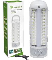 Світлодіодна переносна лампа ліхтар DP Light DP-7104 1500 mAh з регулюванням світла для кемпінгу, акумуляторні прожектор світильник з ручкою Білий