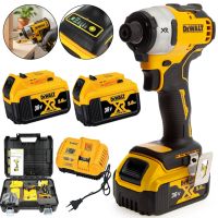Аккумуляторный ударный шуруповерт импакт DeWALT DCF860E2T Impact XR 36V 5Ah с 2 аккумуляторами, беспроводная бесщеточная дрель с подсветкой Деволт в кейсе