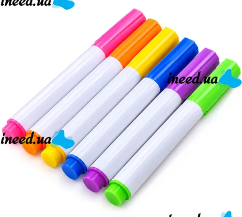 Acrylic LED Drawing Board T-466: LED Table Lamp on a Stand with Backlight and Markers for Notes, 15 x 15 cm, USB