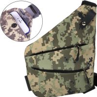Tactical Chest Bag Messenger Cross Body Single-strap, Waterproof Men's Crossbody Bag, Cross Body Holster, Pixel