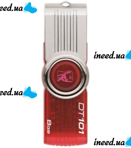 USB Flash 8GB флешка Kingston DataTraveler DT101 G2 флеш-накопичувач, карта пам'яті, USB-накопичувач для зберігання документів, фото і відео 8Гб