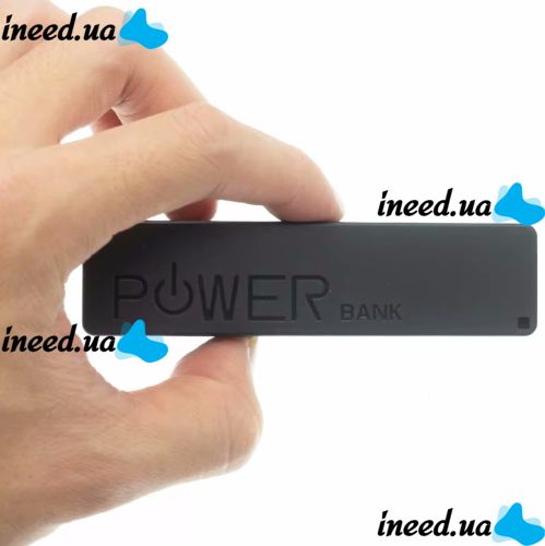 External Battery Battery Power Bank Esperanza XMP101K Xiaomi 2600 mAh for Charging, Charger Powerbank A5 USB 1A with 18650 with Keychain Black