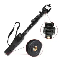Yunteng YT-1288 Professional Tripod Monopod Phone and Camera Holder with Bluetooth Remote Control, Extendable Handheld Tripod Monopod, Selfie Stick