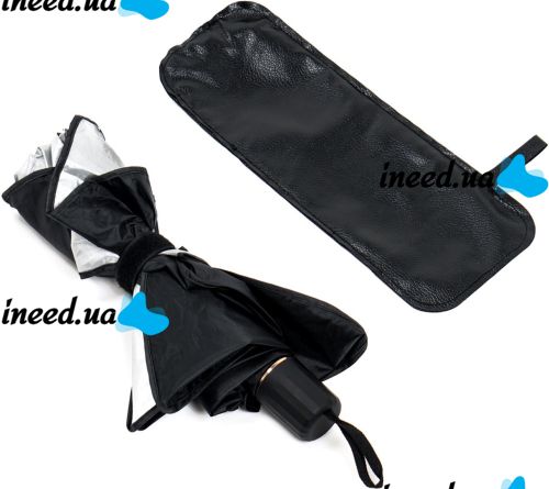 Car Reflective Curtain Umbrella Car Umbrella Sunshade 120x70 cm Windshield Visor for Sun Protection in Cars Black