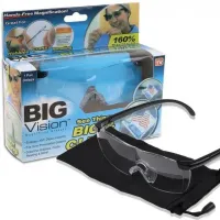 Glasses magnifier Big Vision 160% for reading and sewing, Magnifying glasses-magnifier for needlework Big Vision