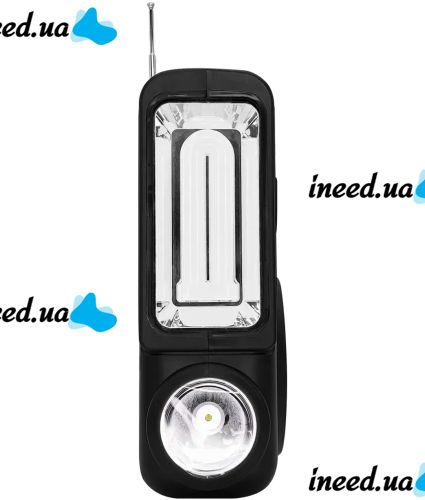 Переносна сонячна станція CcLamp CL-830 акумуляторний LED ліхтар повербанк з лампочкою і FM радіо на сонячній батареї USB Bluetooth Power Bank