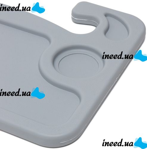 Car Table Borad AND-1-30 Portable Portable Organizer for Car Steering Wheel, Stand Bracket with Car Mount Grey AND130