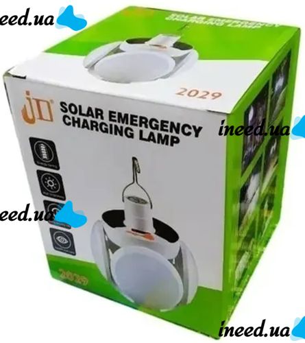 Универсальный складной фонарь Solar Emergency Charging Lamp BL-2029 подвесная LED лампа для кемпинга с USB, аккумуляторная на солнечной батареи