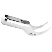 Ніж для чищення і нарізування кавуна і дині часточками Angurello Genietti Watermelon Slicer, Слайсер для фігурної нарізки кавунів 24.5 см, Кавурезка