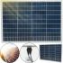 Универсальная поликристаллическая солнечная панель Solar board Komaes 350W 38V 176x104x3 см, Солнечная батарея KM(P)350 для зарядки от солнца Черная