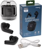 Acefast T6 Wireless Bluetooth Headphones Vacuum Bluetooth In-ear Headphones with TWS Display Noise Canceling Headset and Microphone in the AT6 Buds Air 31 Case