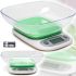 Domotec MS-125 Kitchen Electronic Scale Green up to 7 kg Domotec MX-403 battery-operated cooking scale with bowl and backlight for weighing